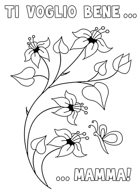 Immagini Da Colorare Per Festa Della Mamma