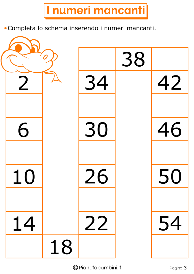 Esercizi Sulle Sequenze Numeriche Per La Scuola Primaria