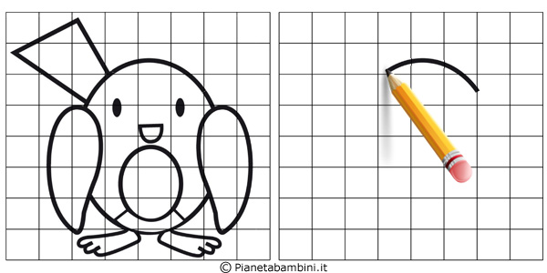 disegni facili da copiare a matita per bambini