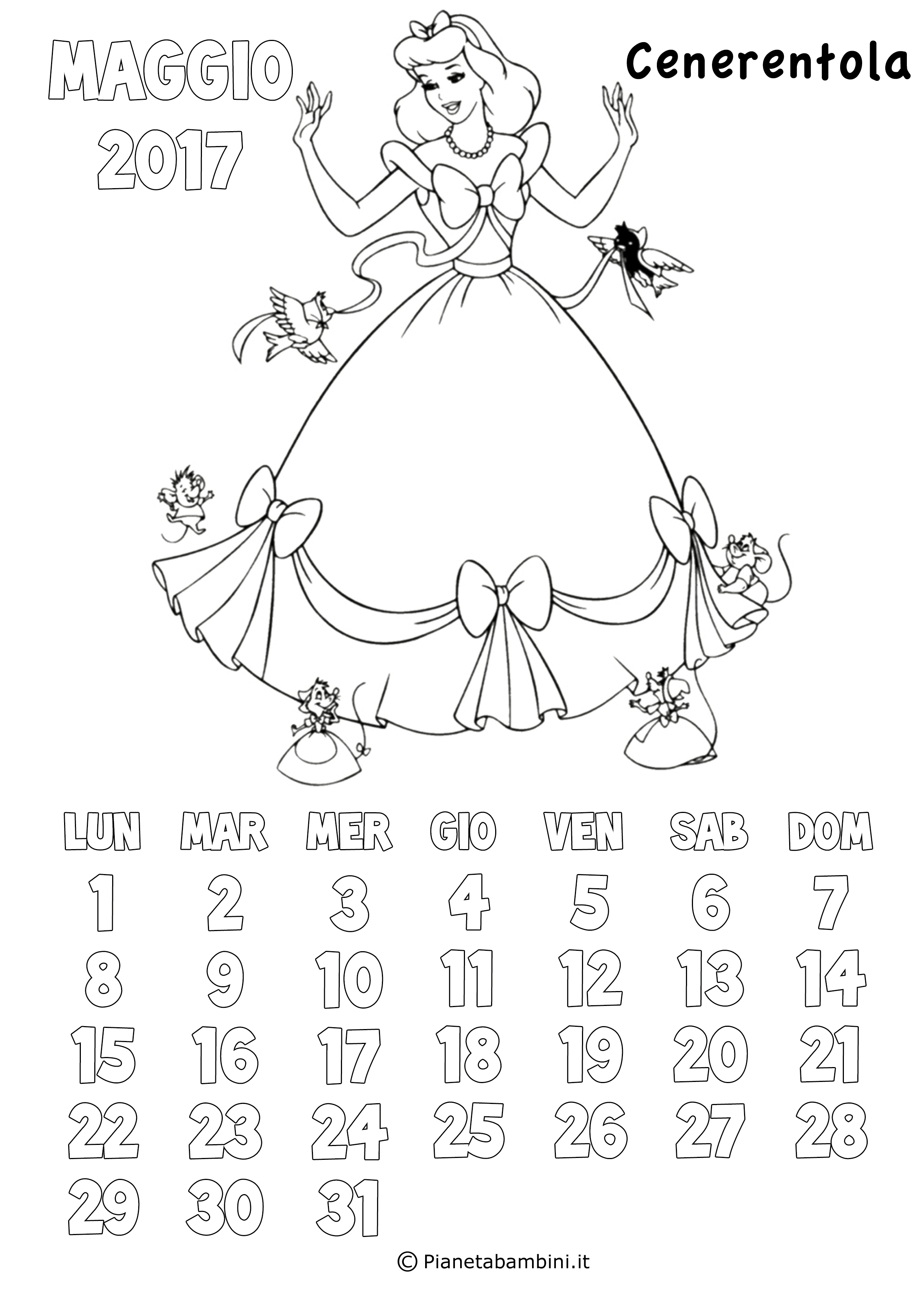 Calendario 2020 Per Bambini Da Stampare E Colorare