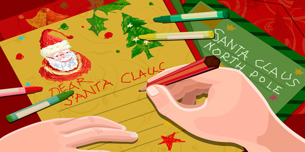 Modelli di lettera a babbo natale da stampare gratis ... Disegno Natale camino