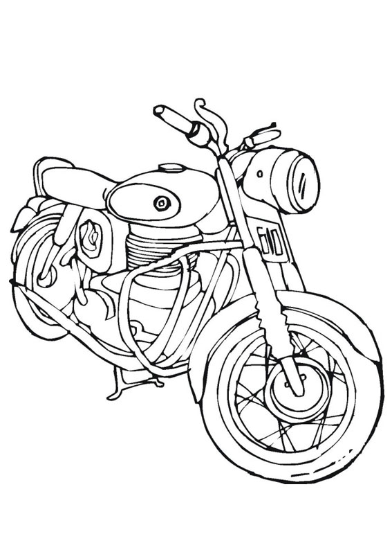 Disegni Di Moto Da Colorare E Stampare