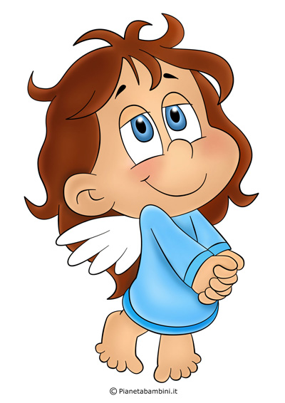 Disegni Di Angeli Di Natale Da Stampare E Colorare