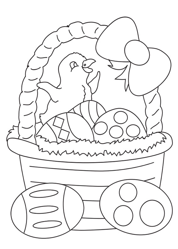 Disegni Da Colorare Per Bambini Sulla Pasqua