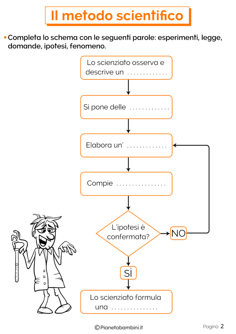 Il Metodo Scientifico Schede Didattiche Per La Scuola Primaria