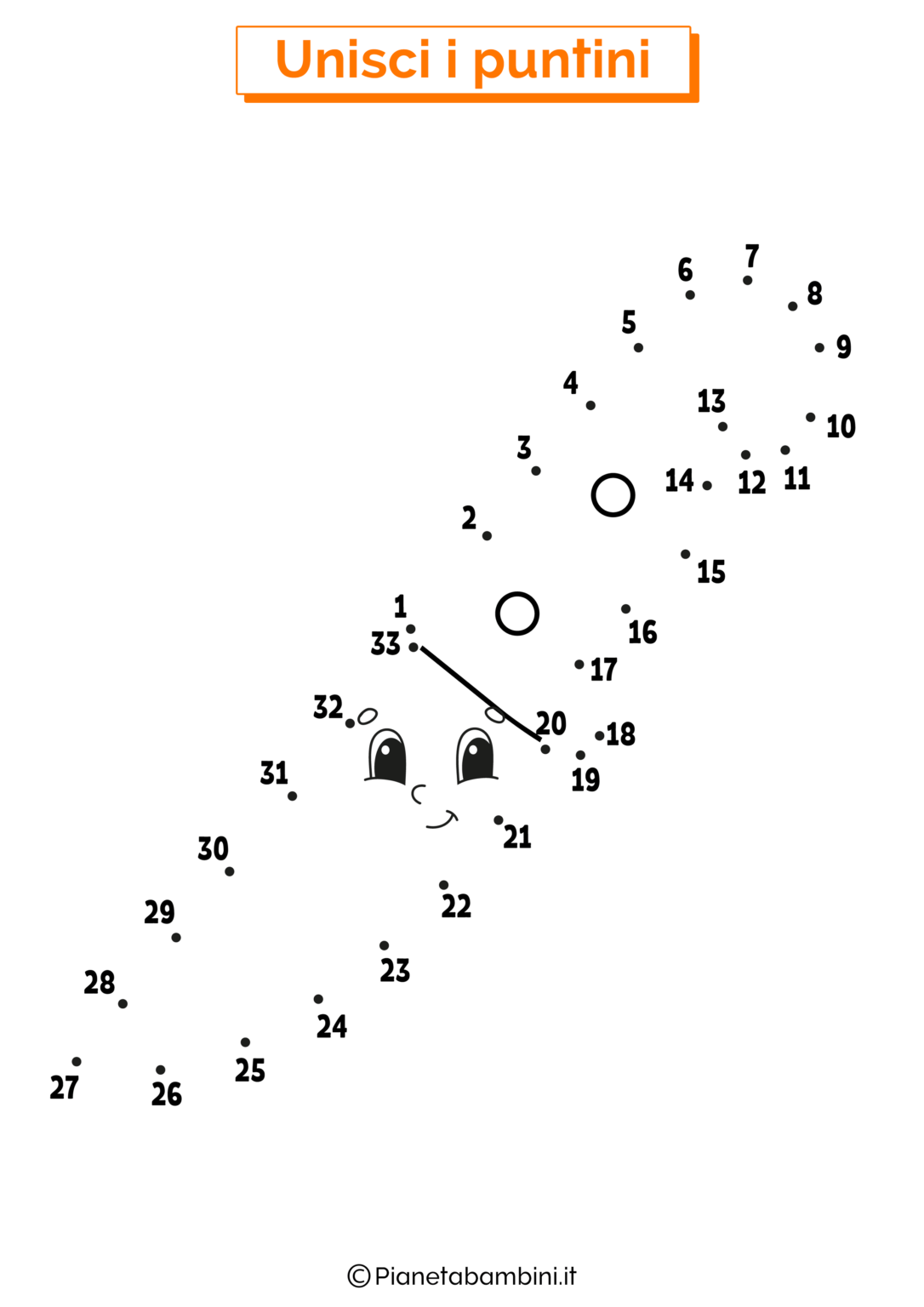 Unisci I Puntini Da 1 A 30 Da Stampare Per Bambini PianetaBambini It
