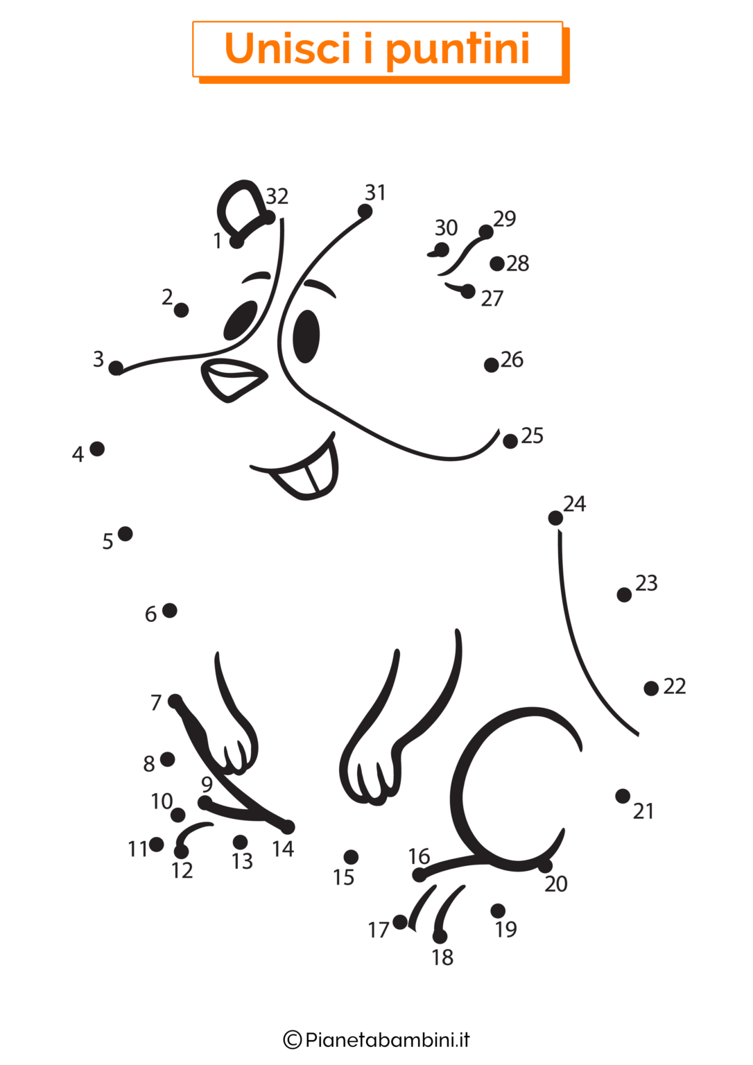Unisci I Puntini Da 1 A 30 Da Stampare Per Bambini PianetaBambini It