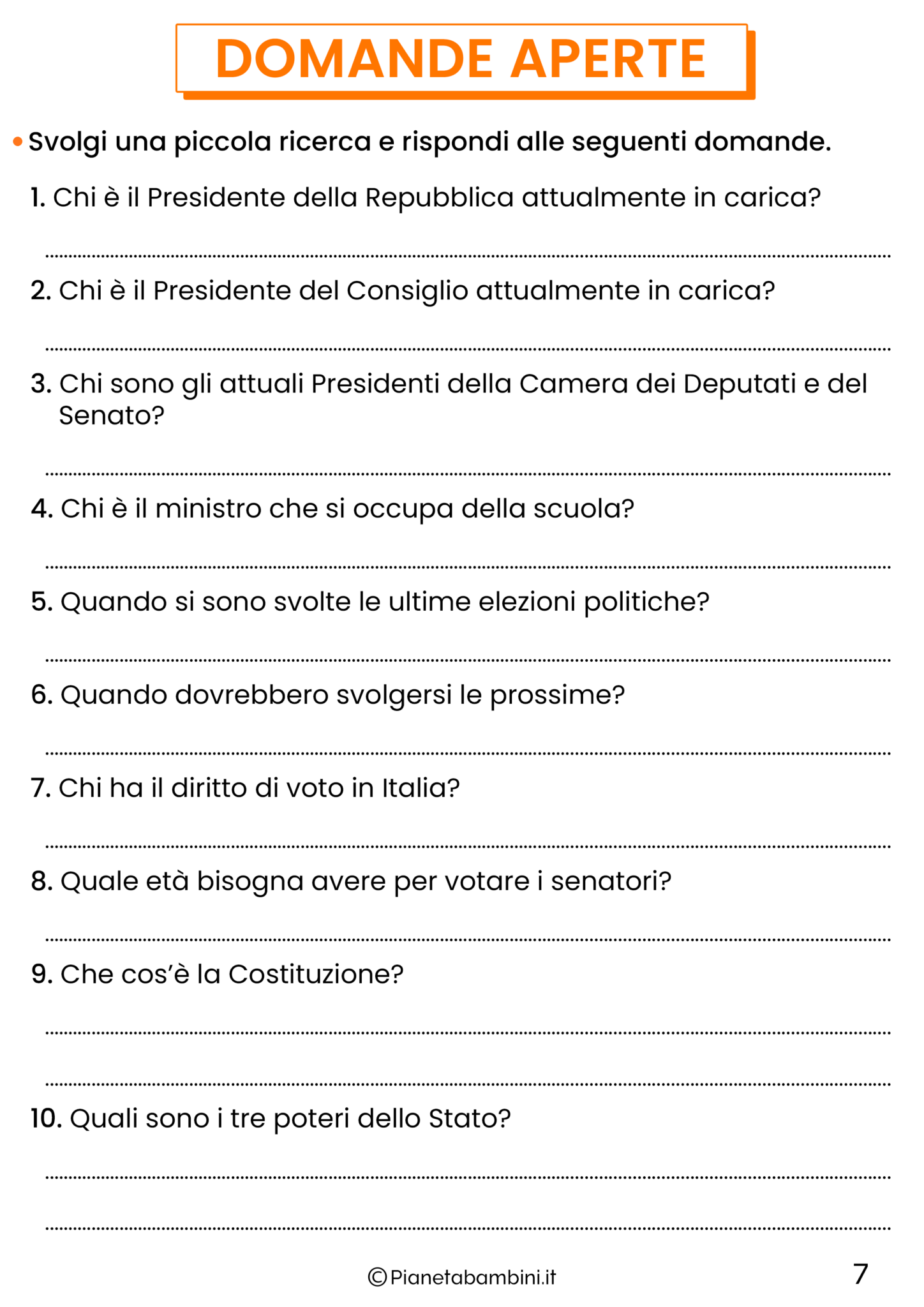 Diritti E Doveri Schede Didattiche Per La Scuola Primaria