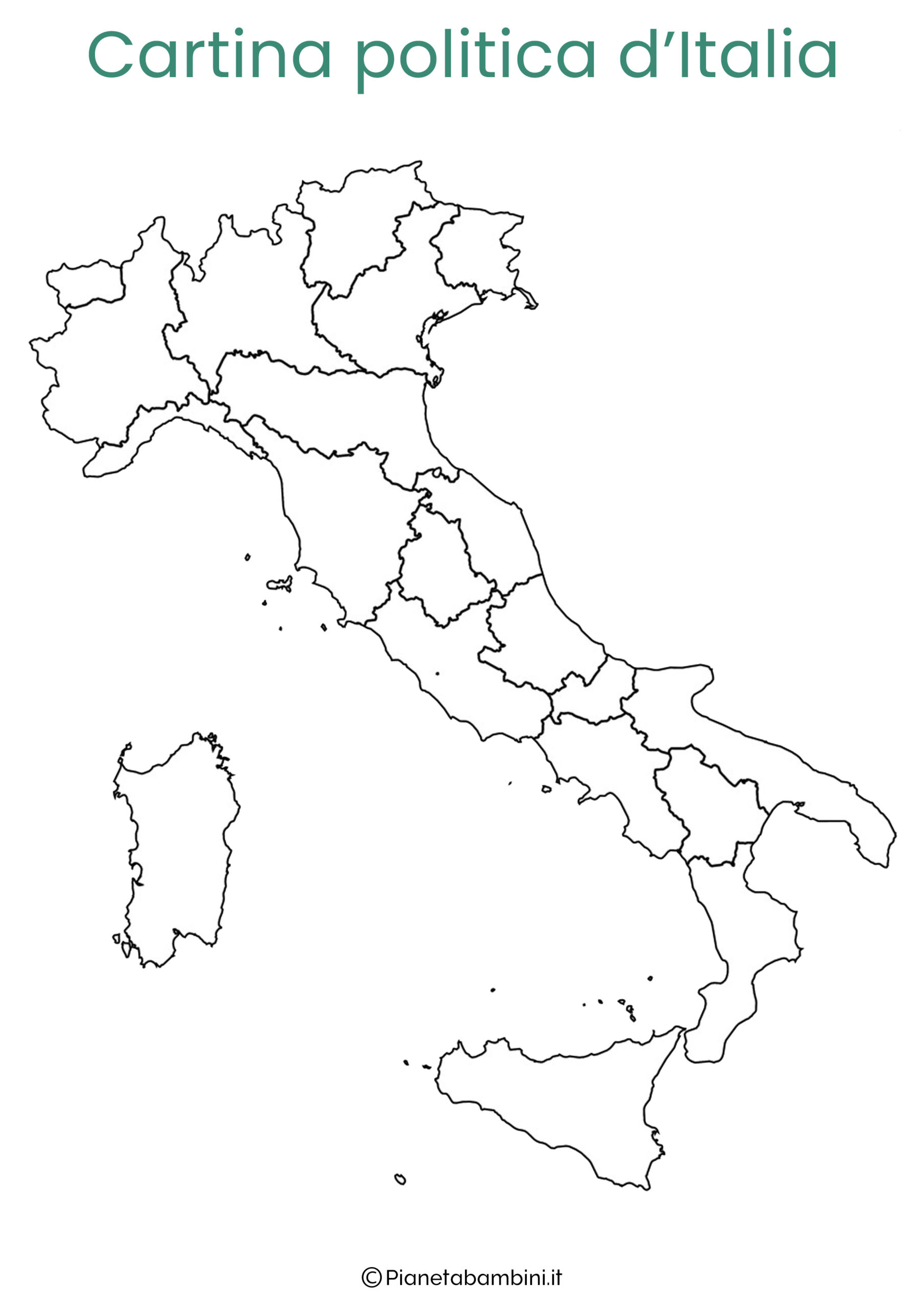 Letto Noioso Starai Meglio Cartina Geografica Italia Da Colorare La