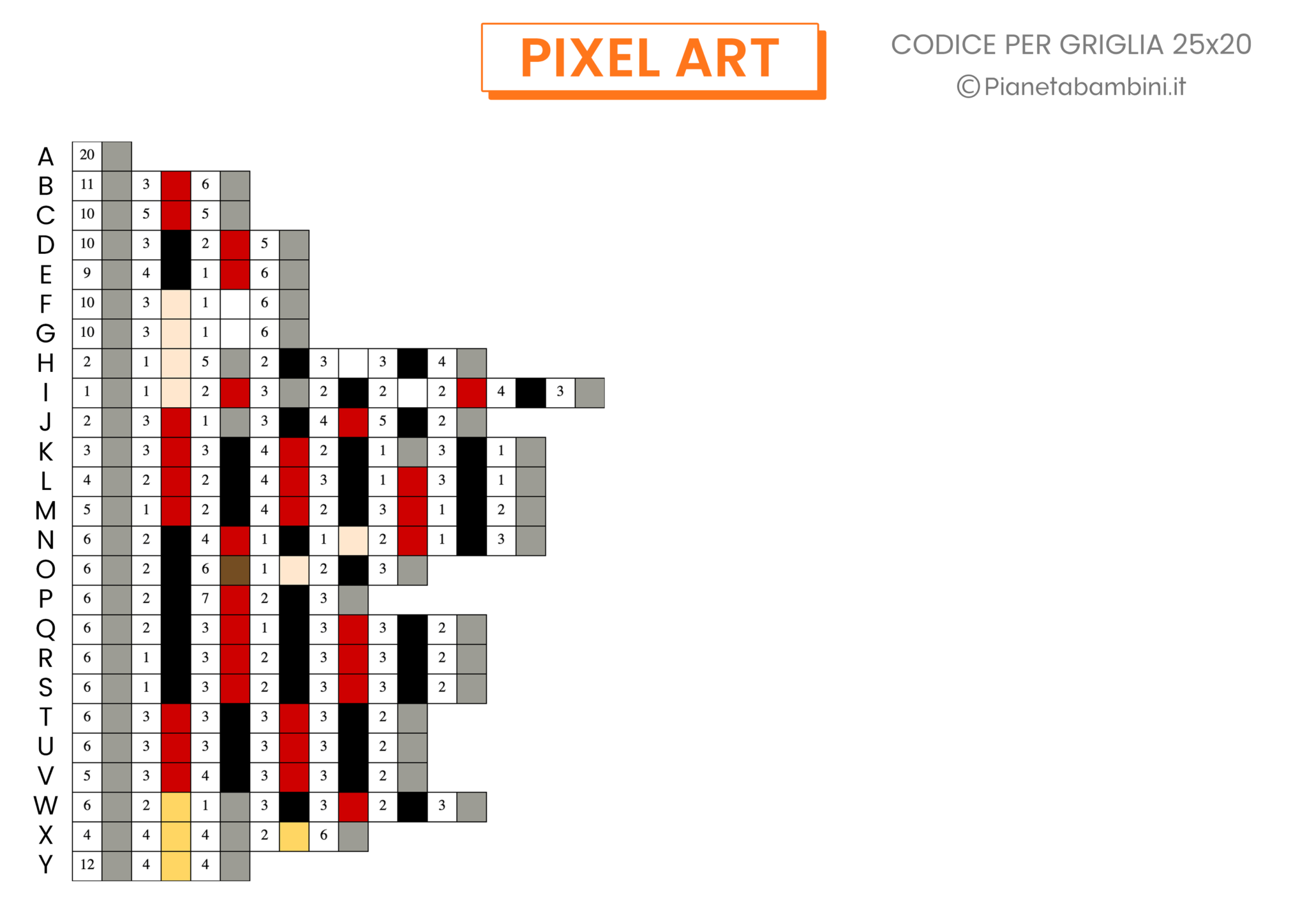 Pixel Art Sul Carnevale Per La Scuola Primaria Pianetabambini It