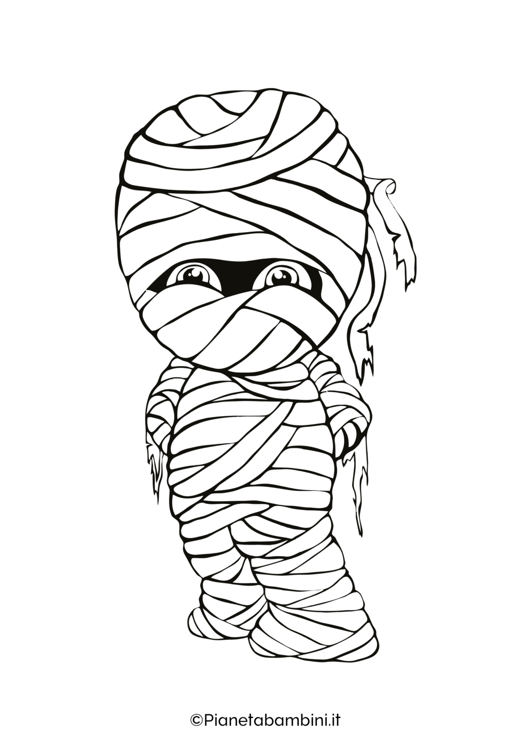 Disegni Di Mummie Da Colorare Pianetabambini It