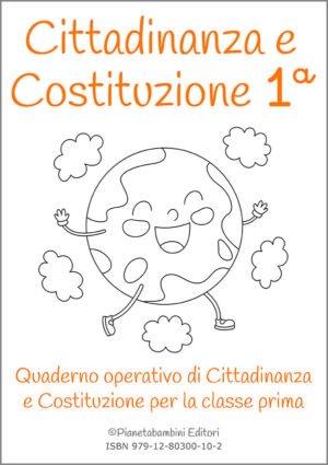 Copertina del quaderno operativo di Cittadinanza e Costituzione per la classe prima