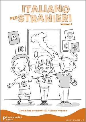 Copertina del quaderno operativo di italiano per stranieri volume 1 per la Scuola Primaria