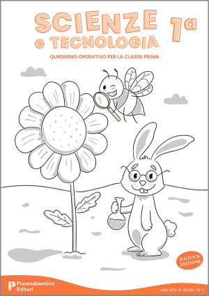 Copertina del quaderno operativo di scienze e tecnologia classe prima della Scuola Primaria