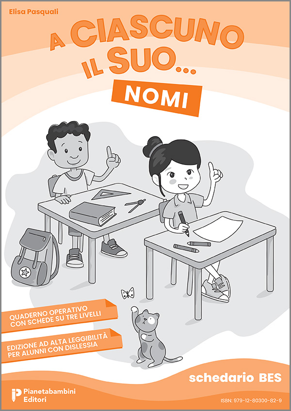 Copertina del quaderno operativo sui nomi per alunni BES Copertina del quaderno operativo sui nomi per alunni BES della Scuola Primaria