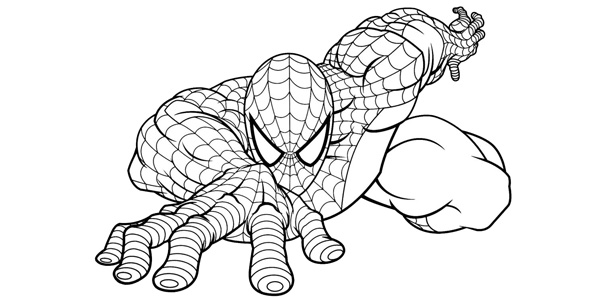 Disegni di Spider-Man da colorare