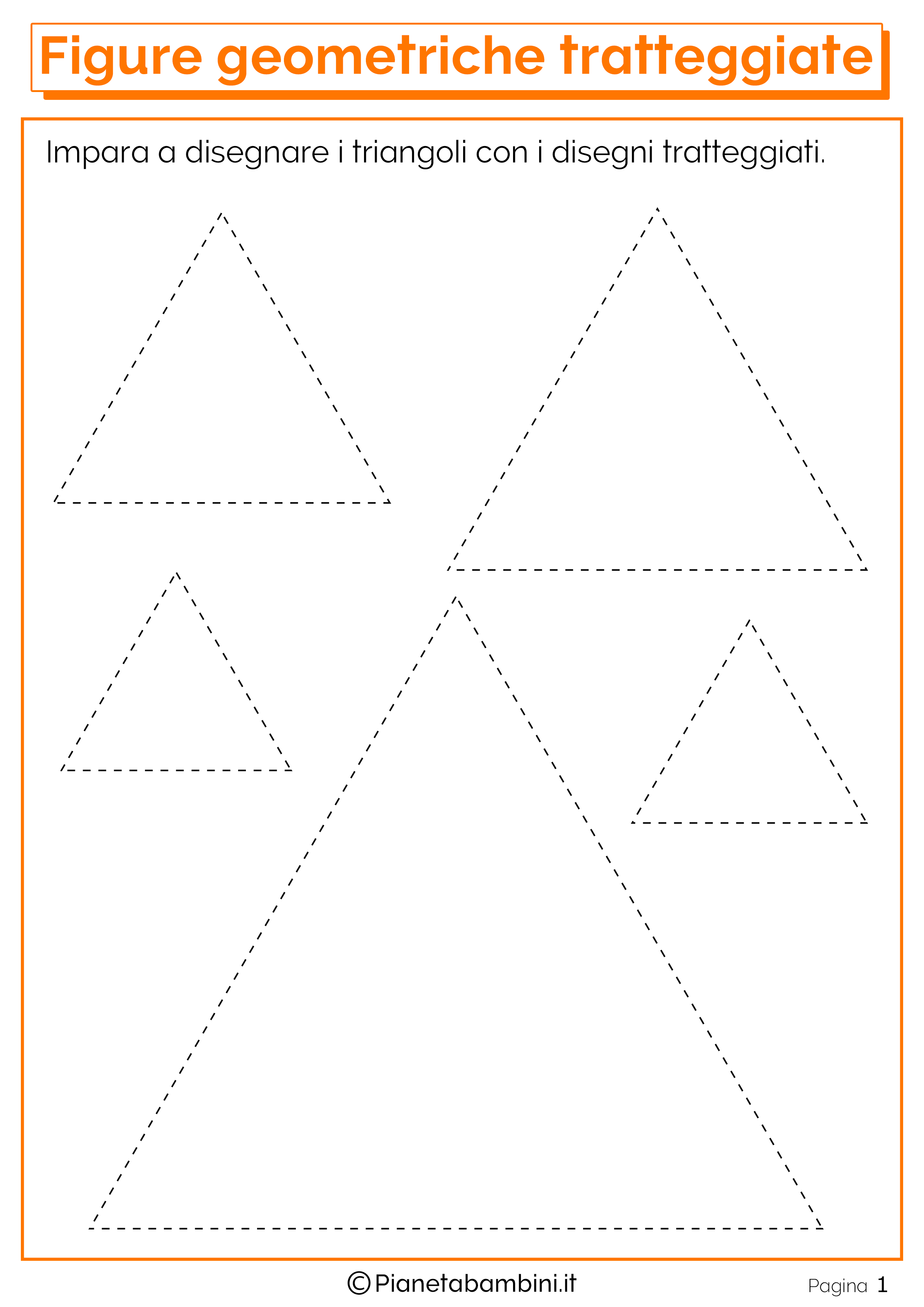 Imparare a disegnare le figure geometriche con i disegni ... Disegni geometrici semplici