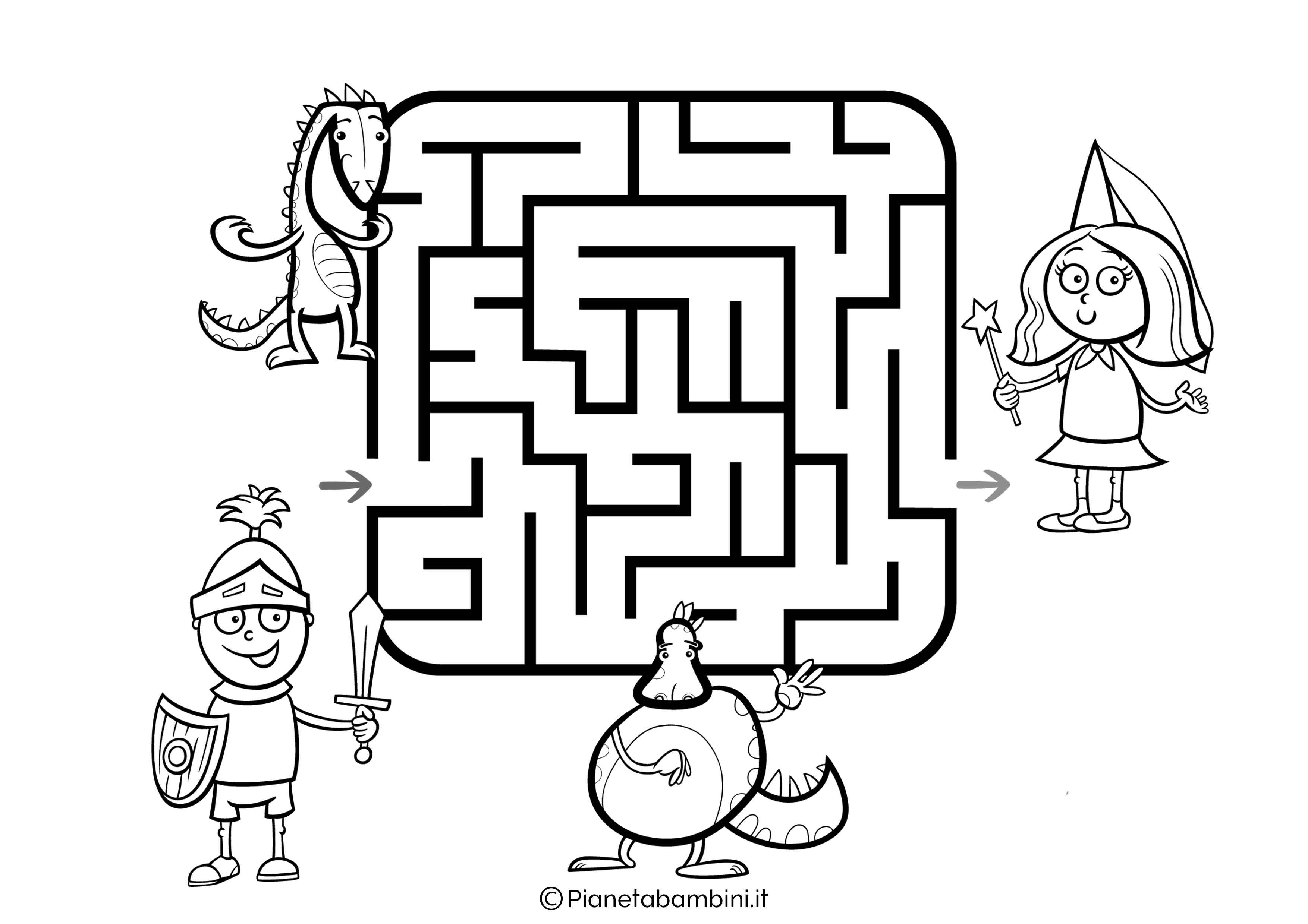 42 Labirinti Facili Per Bambini Da Stampare PianetaBambini it 42 Labirinti Facili Per Bambini Da Stampare PianetaBambini it