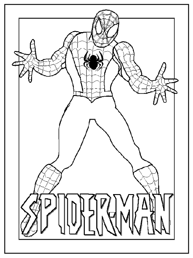 76 Disegni Di Spider Man Da Colorare PianetaBambini it