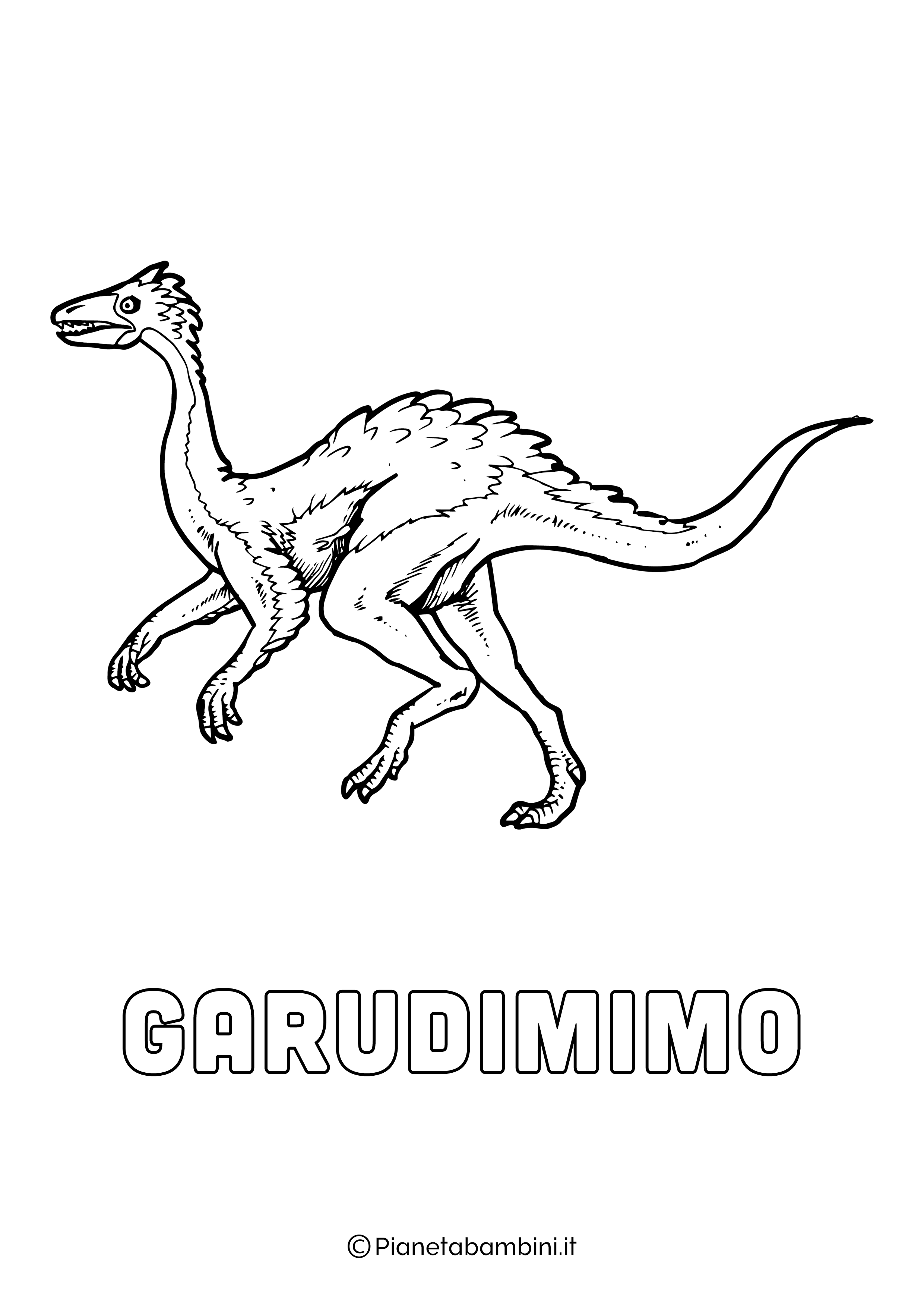 Dinosauro Fukuisauro da colorare