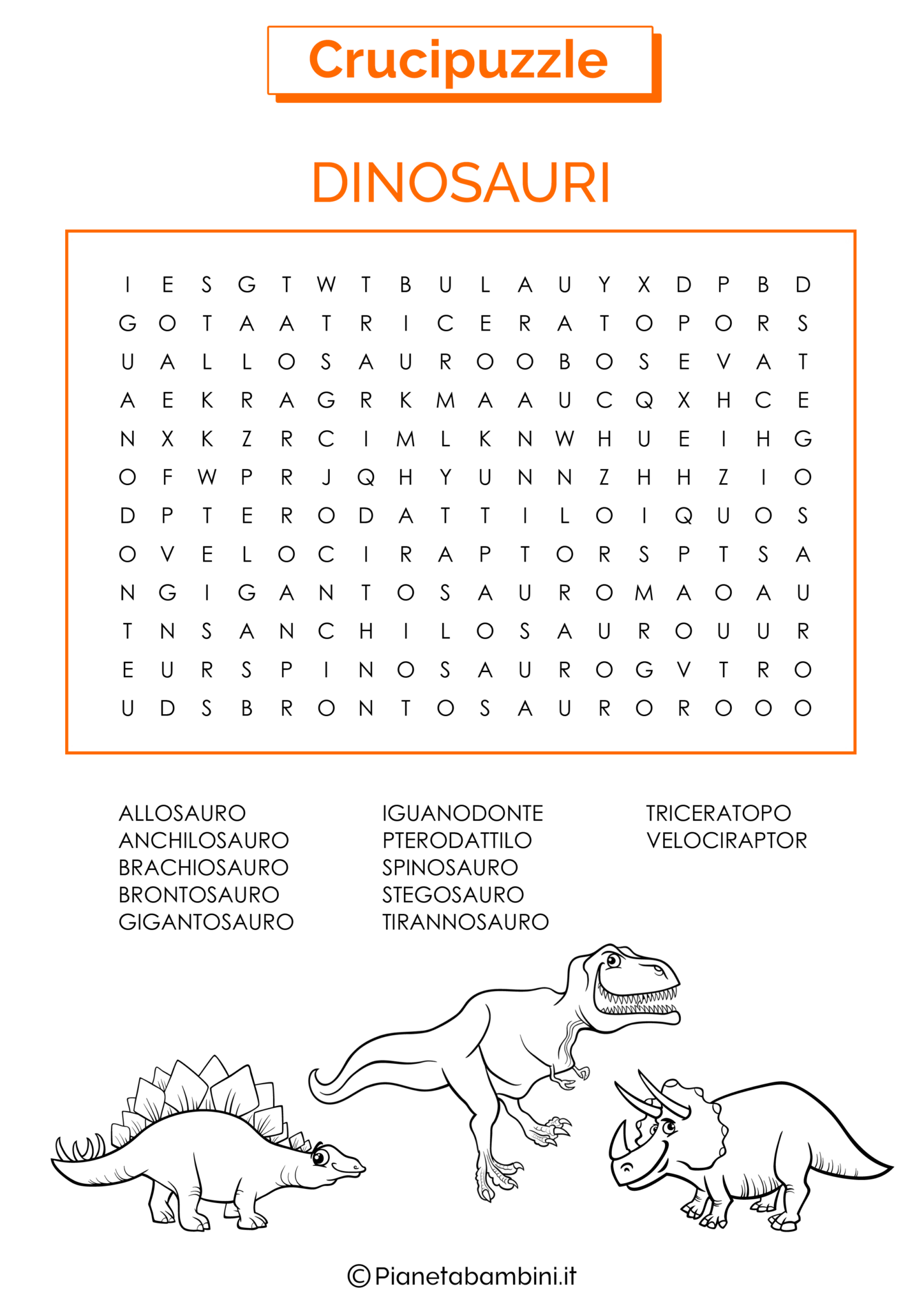 30 Crucipuzzle Difficili da Stampare per Bambini