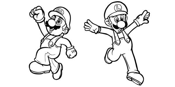Disegni di Super Mario Bros da colorare