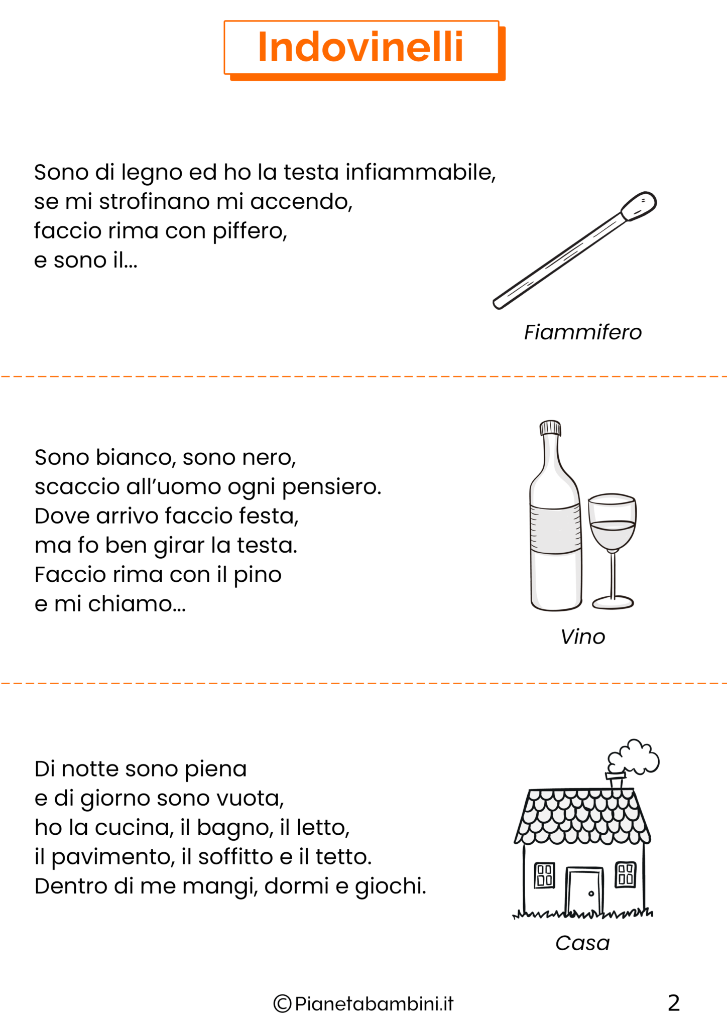 Indovinelli per Bambini di 4-5-6 Anni con Soluzioni | PianetaBambini.it