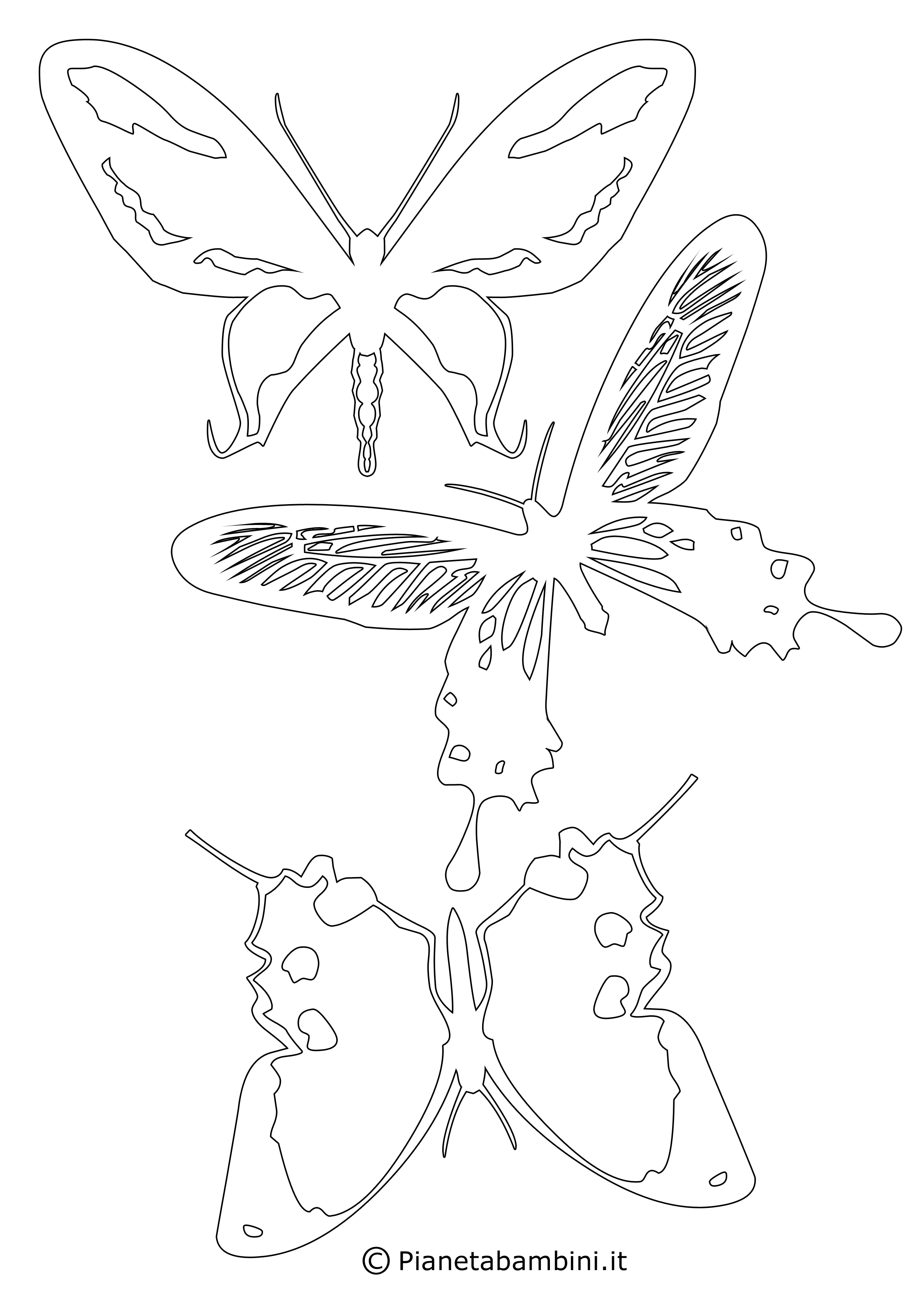 Disegni Di Farfalle Da Stampare E Colorare