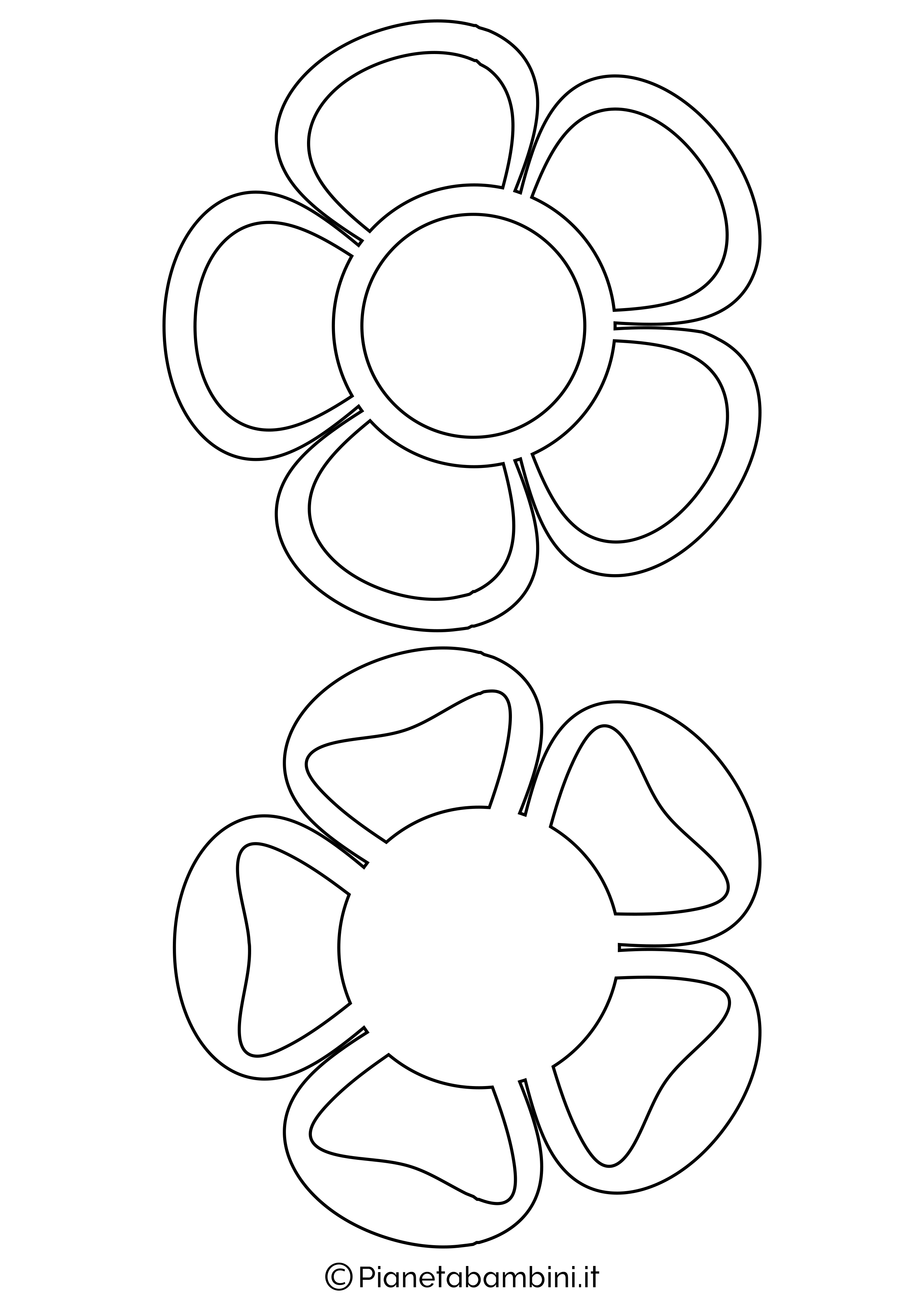 Disegni Di Sagome Di Bambini Da Colorare