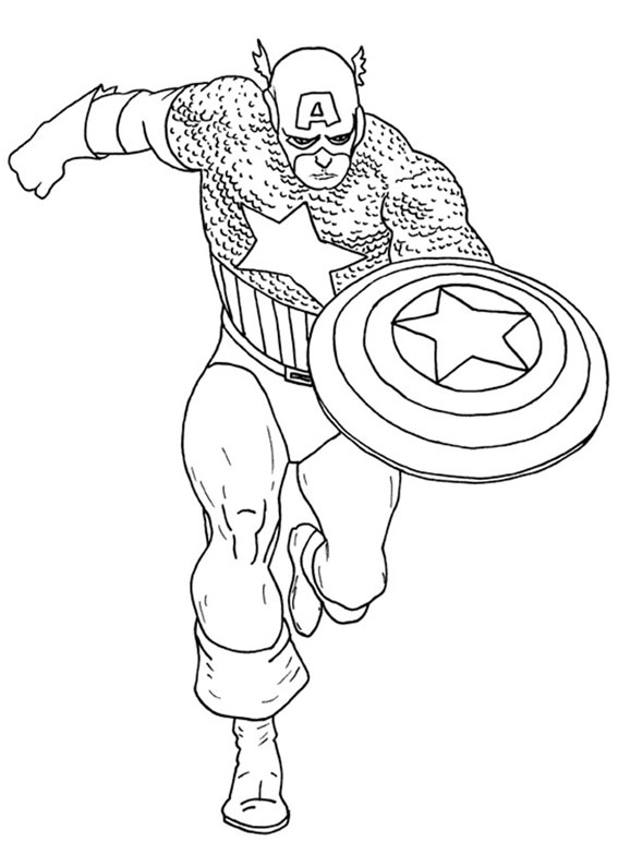 Featured image of post Capitan America Disegni Avengers Da Colorare Iron man thor captain america e hulk salvano la citt