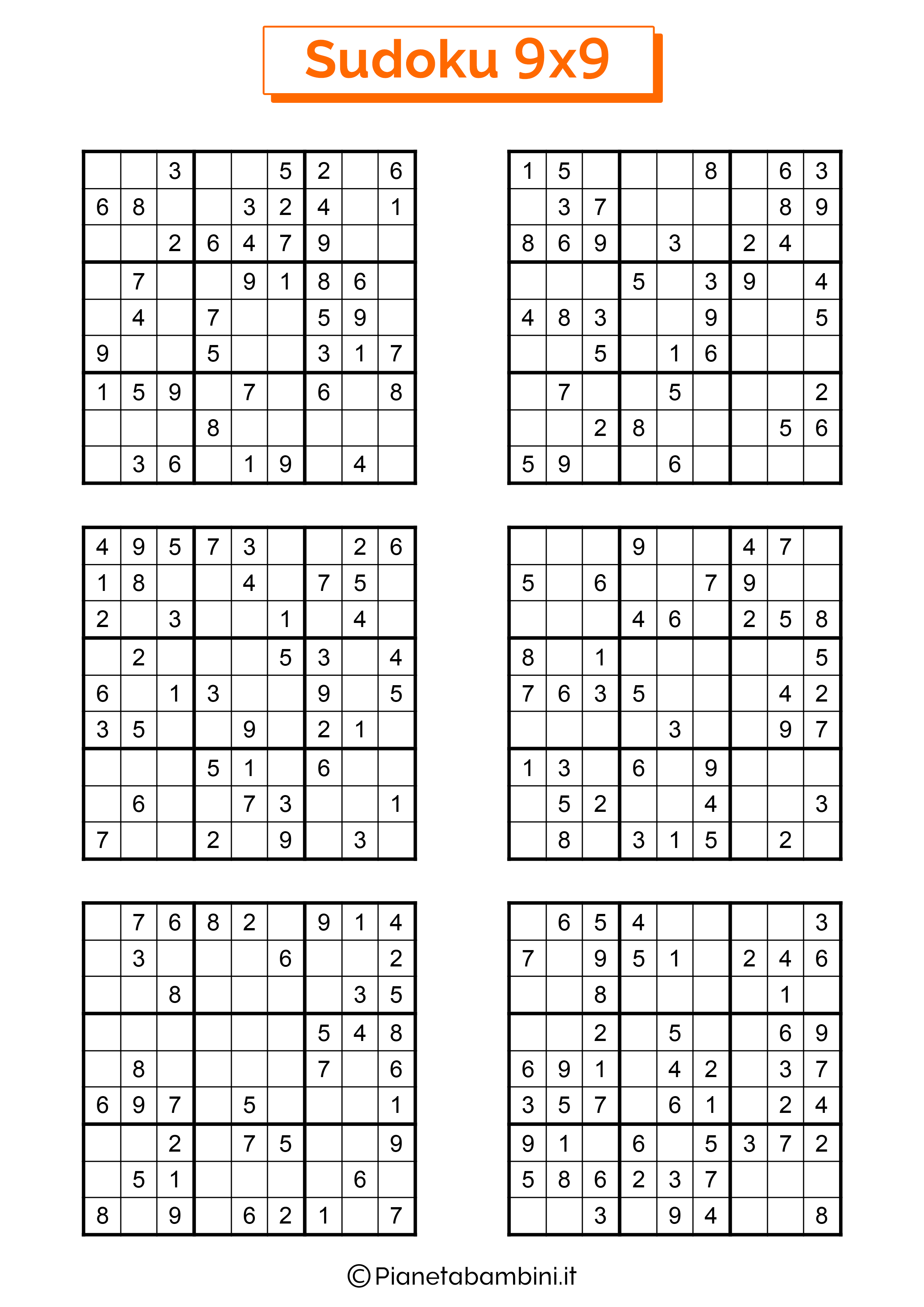 Sudoku Vol 1: 300 Schemi di Livello Facile e Medio (Sudoku Ita) by