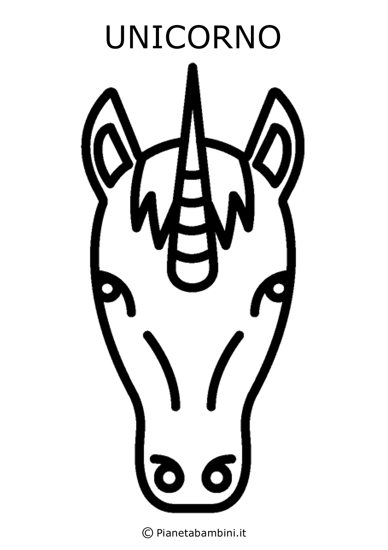 Disegni Per Bambini Da Colorare Unicorno