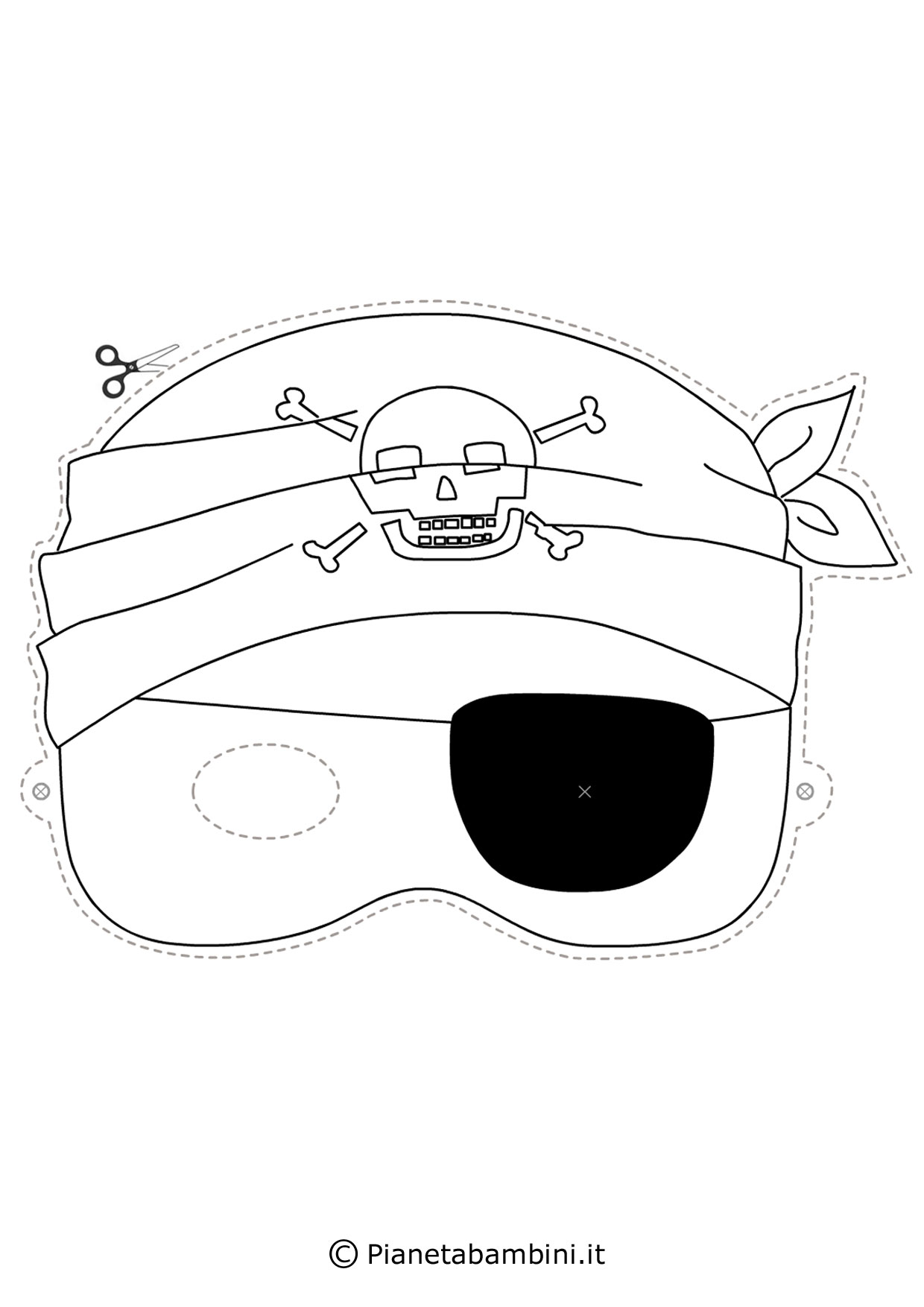 Maschere Di Carnevale Da Colorare Da Maschio