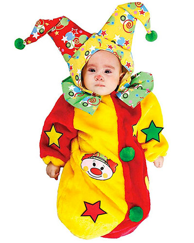 Costume da pagliaccio per neonato