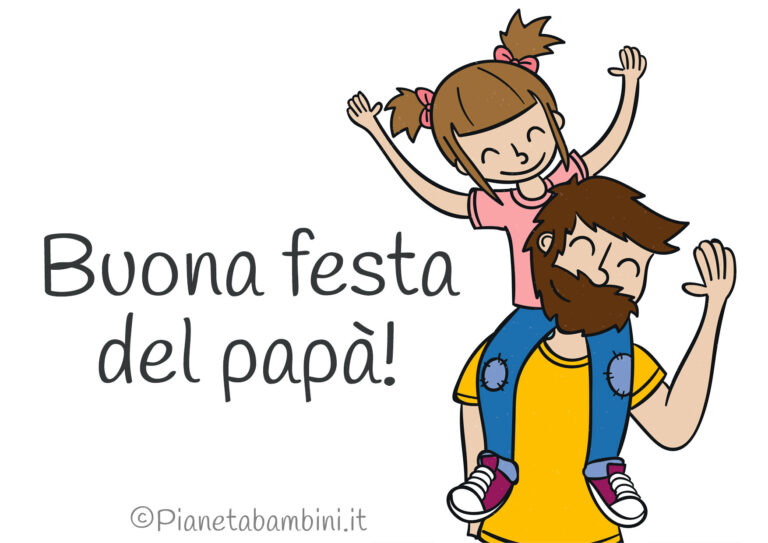 34 Immagini Colorate per la Festa del Papà | PianetaBambini.it