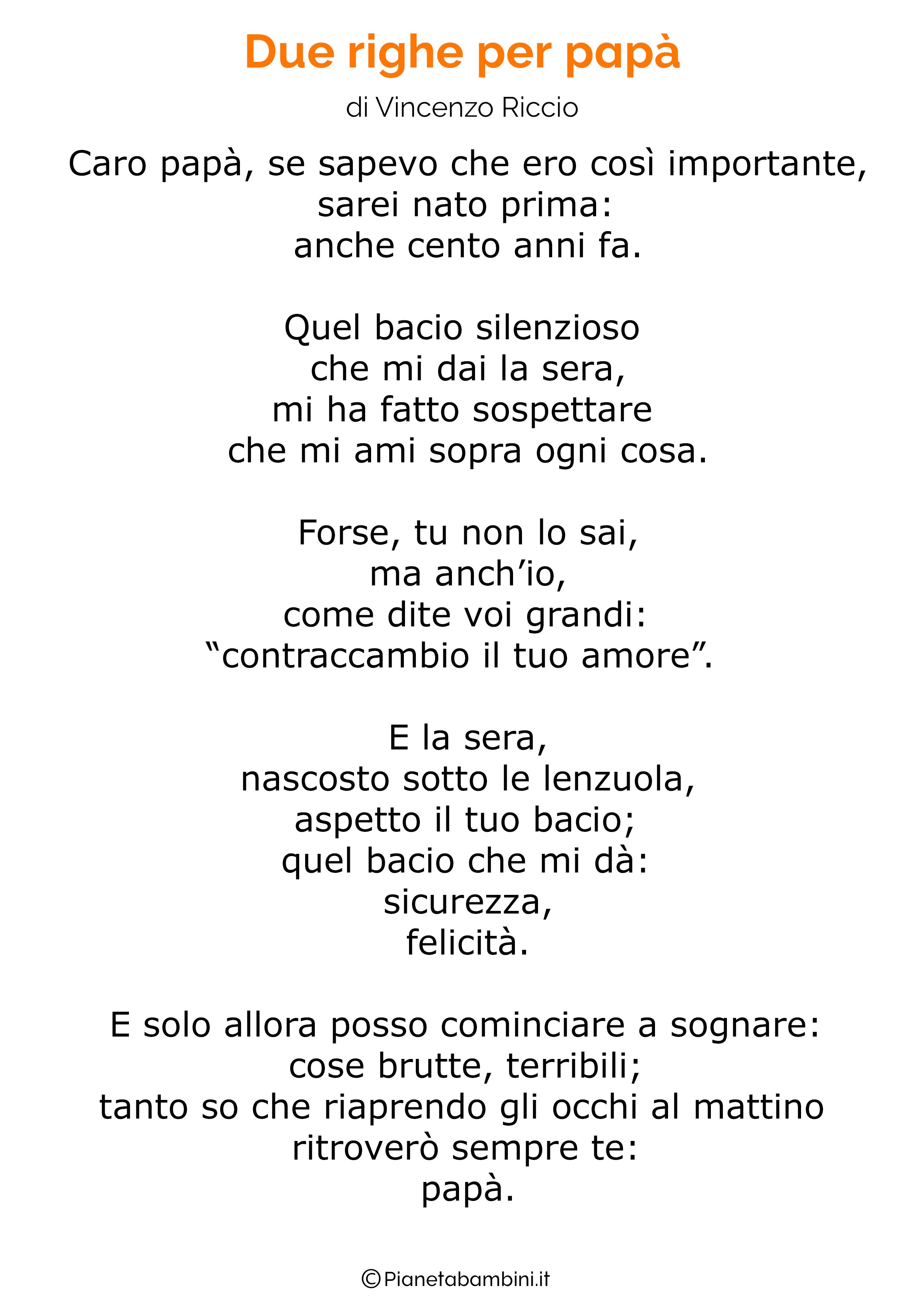 Poesia per la festa del papa per bambini 02