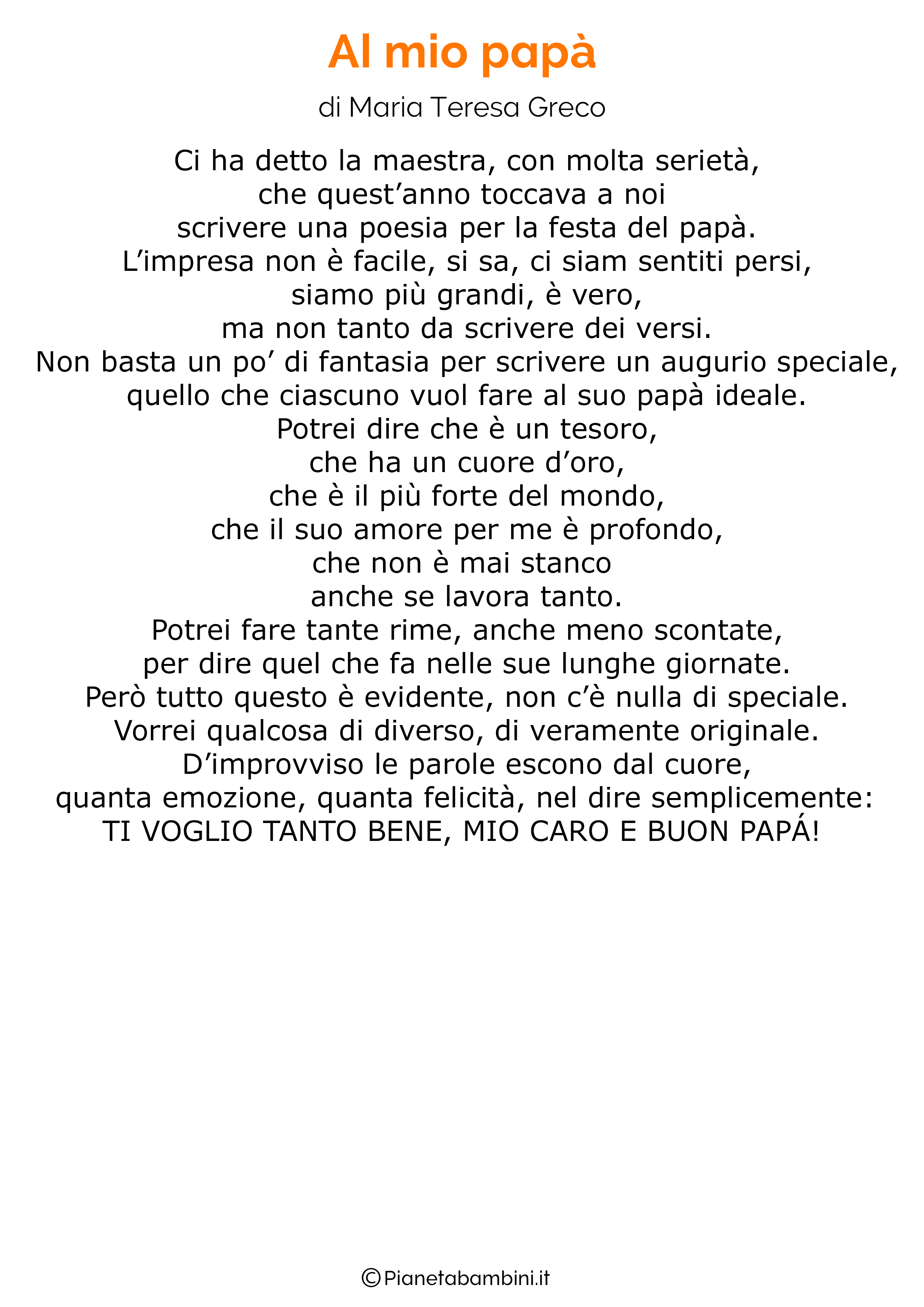 Poesia per la festa del papa per bambini 29