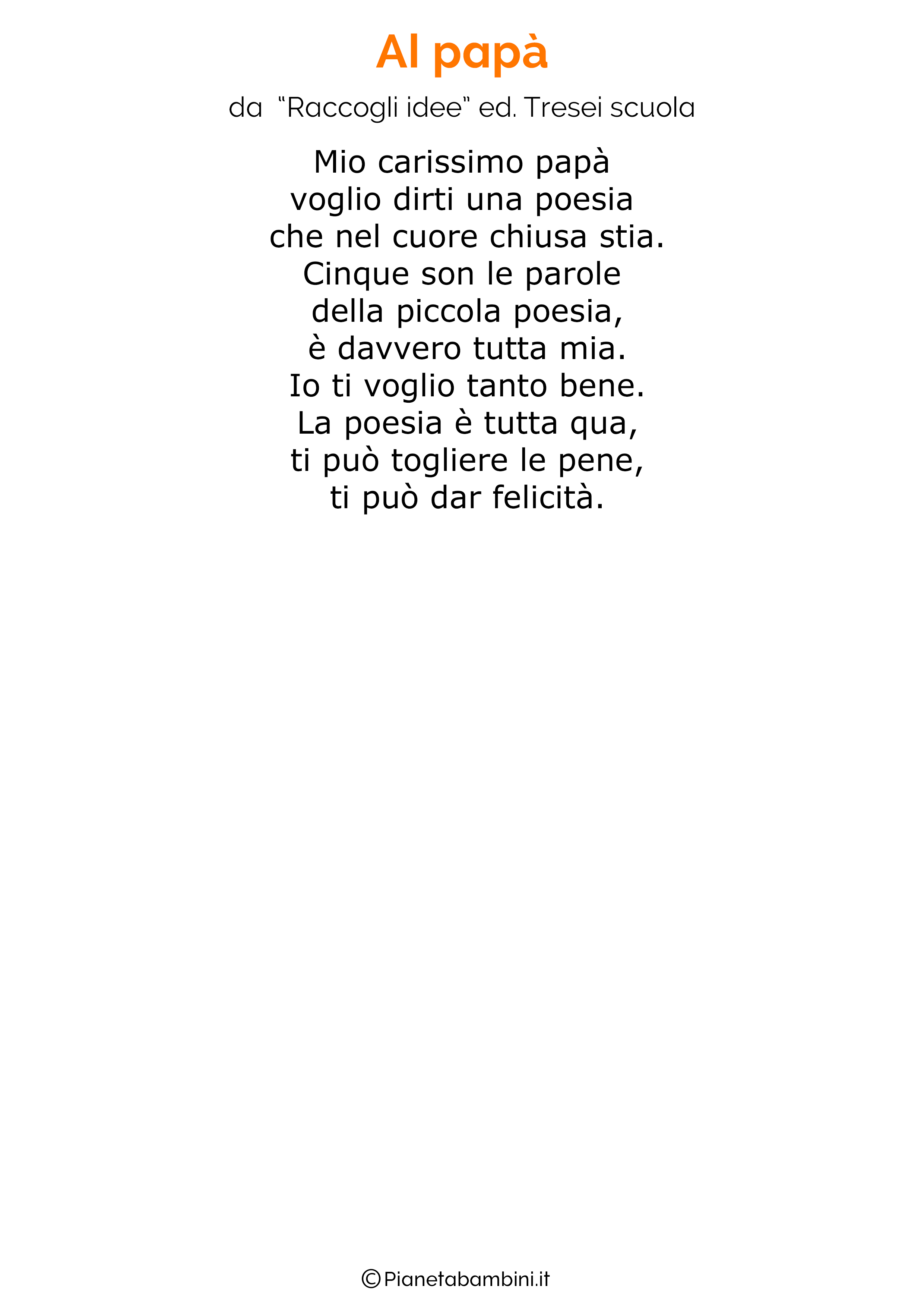 Poesia per la festa del papa per bambini 42