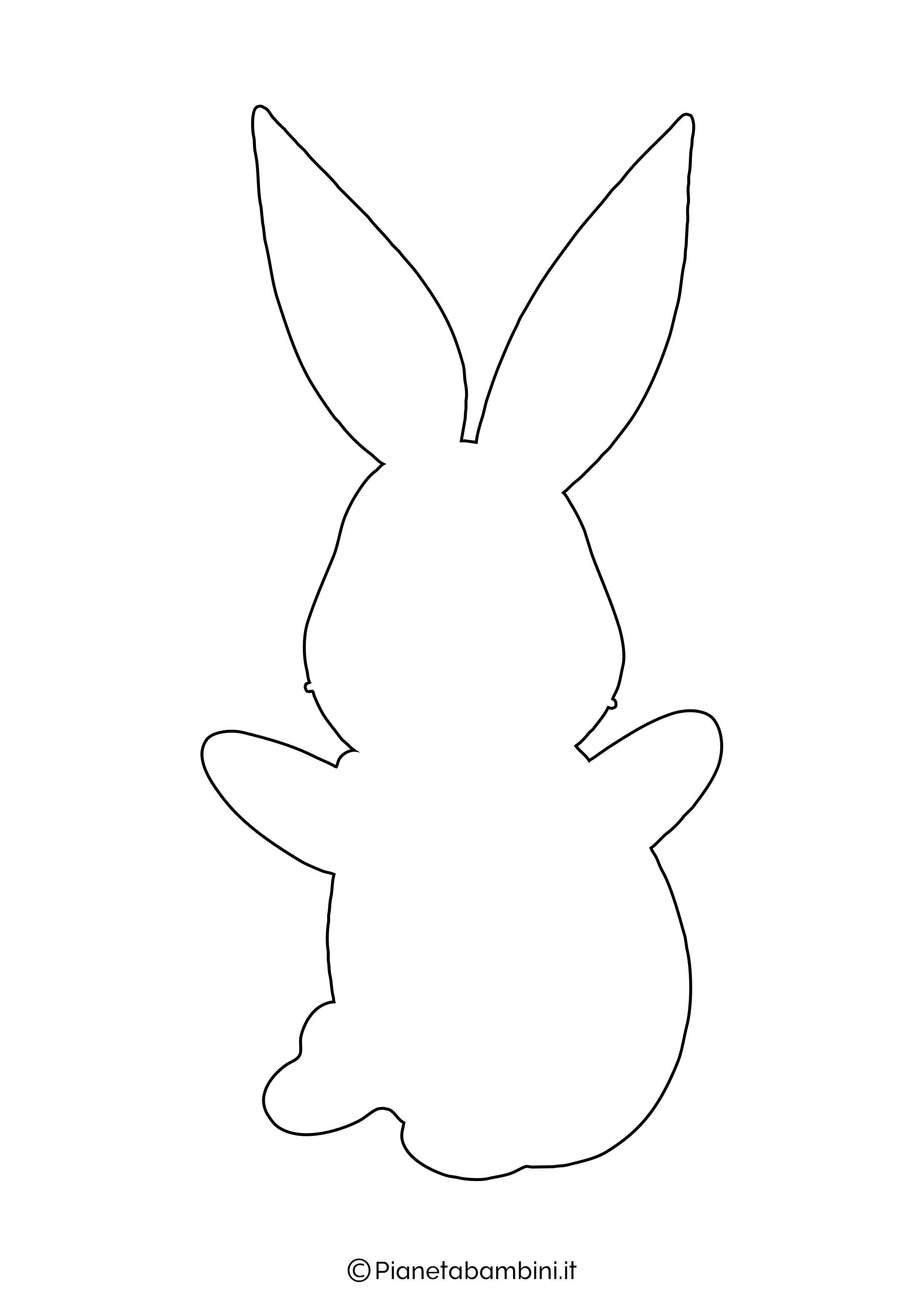 Sagome di coniglietti da stampare 03