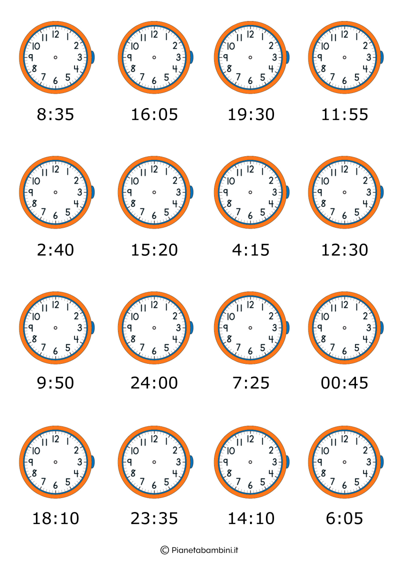 La Storia Dell Orologio Classe Seconda