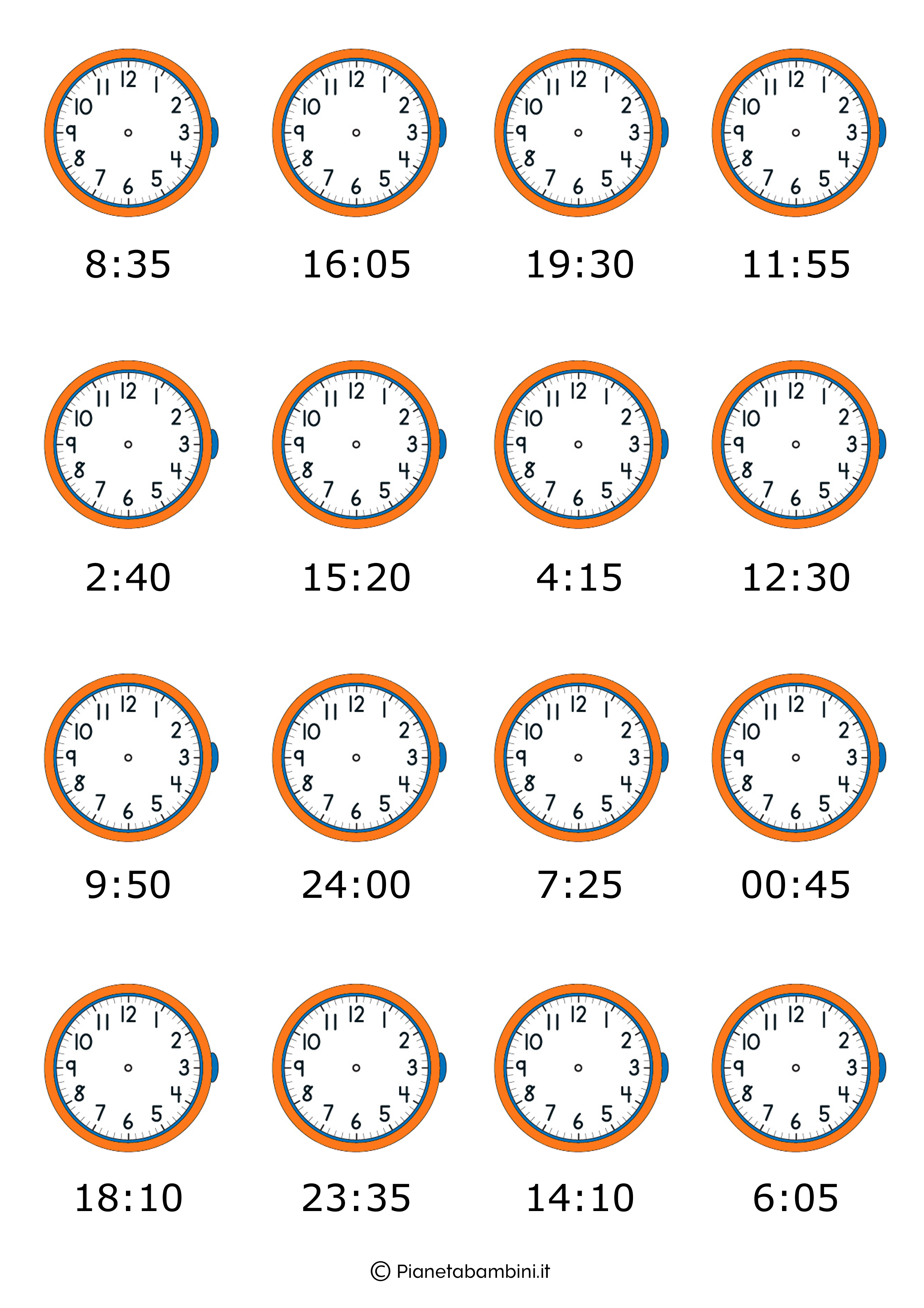 La mia prima Orologio horloge pendule-Kit per Bambini Apprendimento orologio da 30 singole parti 