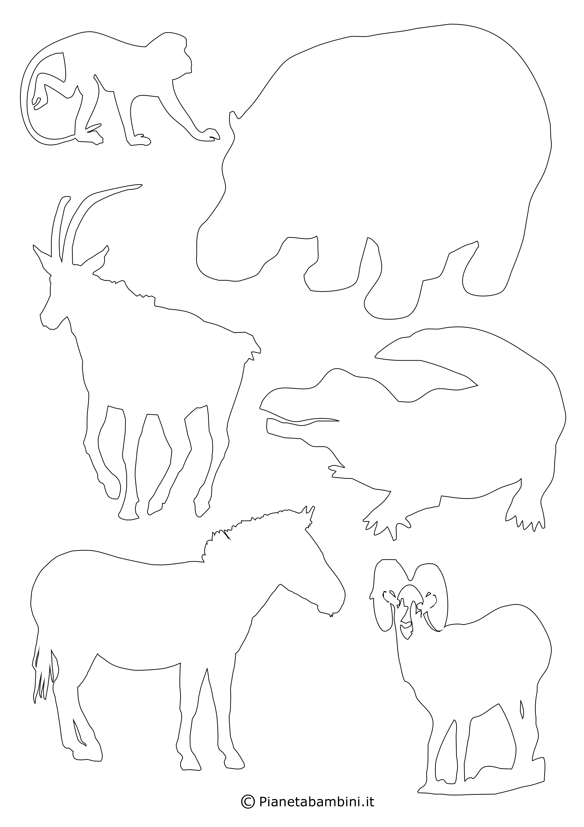 Disegni Da Stampare E Colorare Di Animali