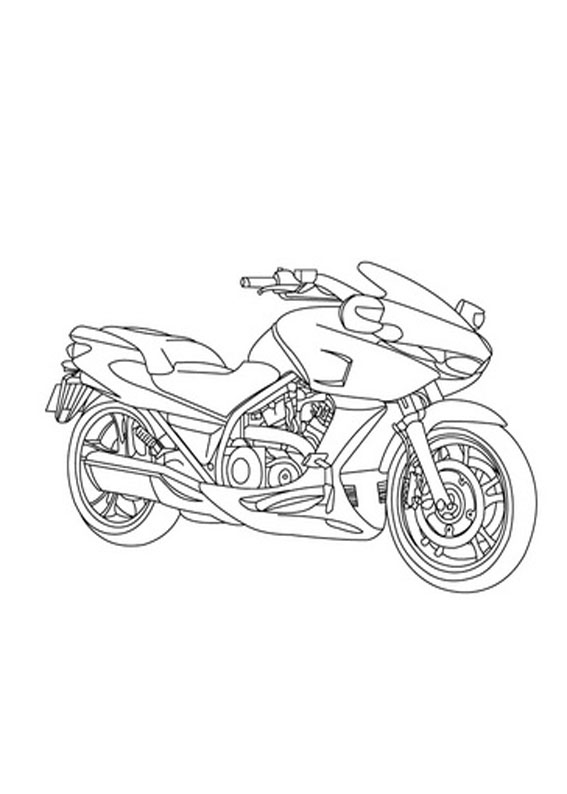 30 Disegni di Moto da Stampare e Colorare | PianetaBambini.it