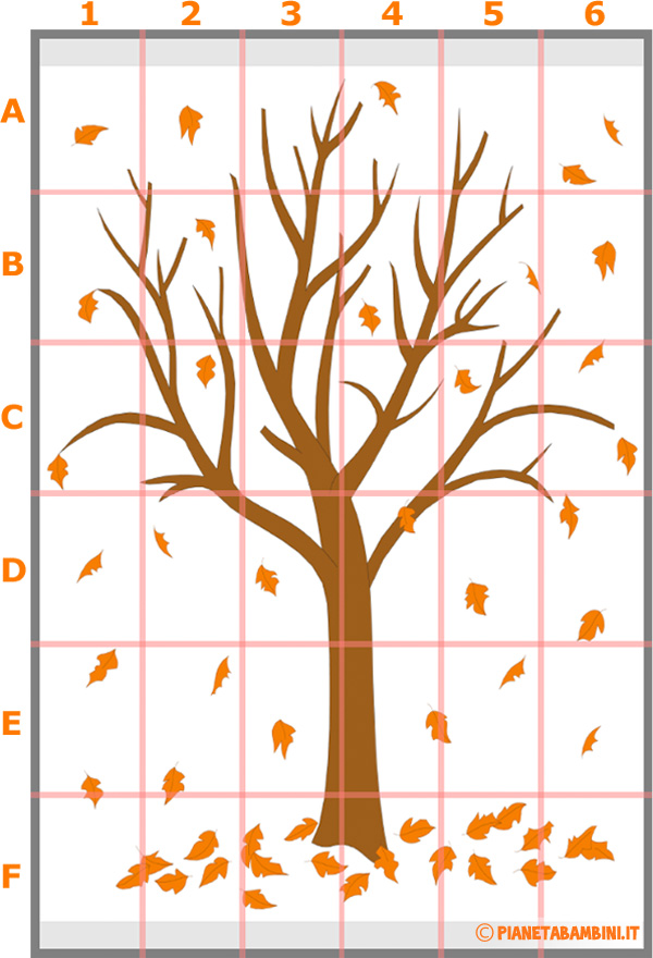 Schema composizione albero murale
