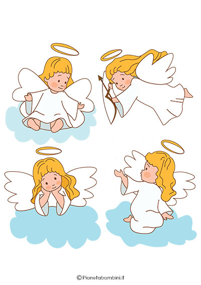 Immagini di angeli da stampare n.18