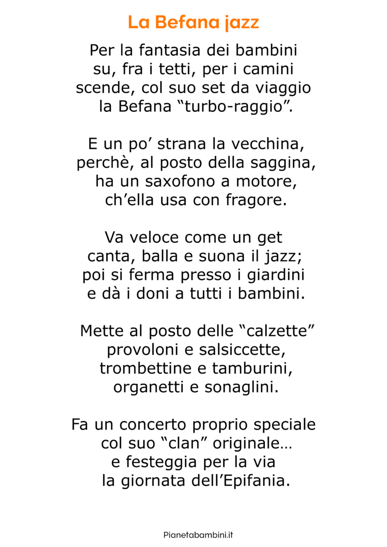 20 Poesie sulla Befana per Bambini | PianetaBambini.it
