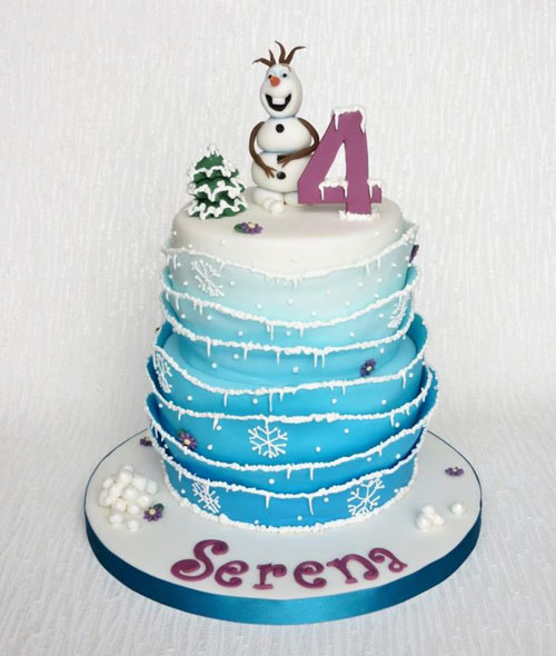 Foto della torta di Frozen n.77
