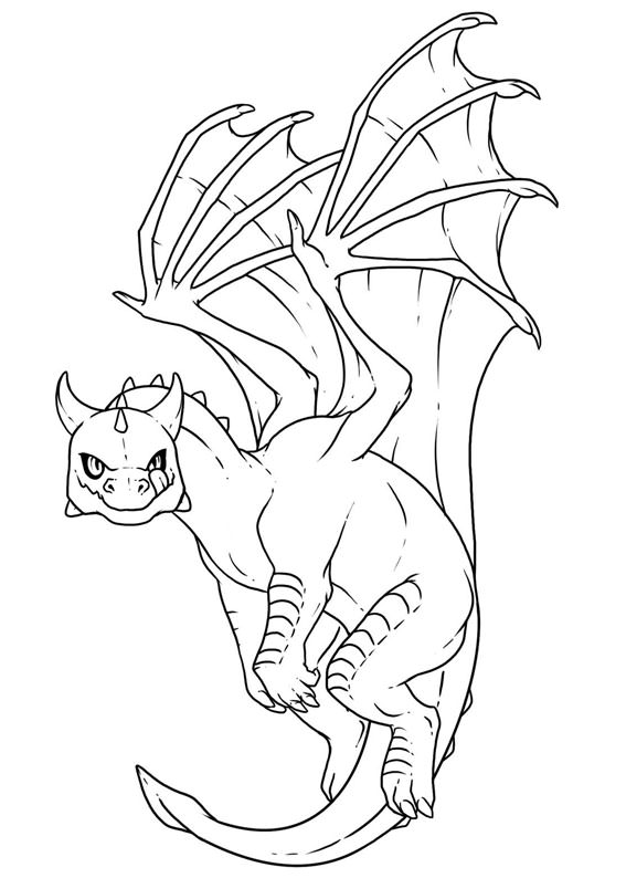 30 Disegni Di Draghi Da Colorare Dragon Coloring Page Dragon | Images ...