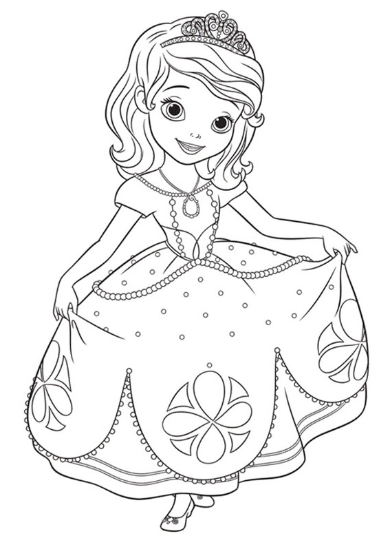 Disegni Da Colorare Di Sofia La Principessa