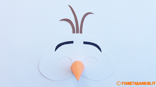 Come unire le sagome per la creazione della maschera di Olaf